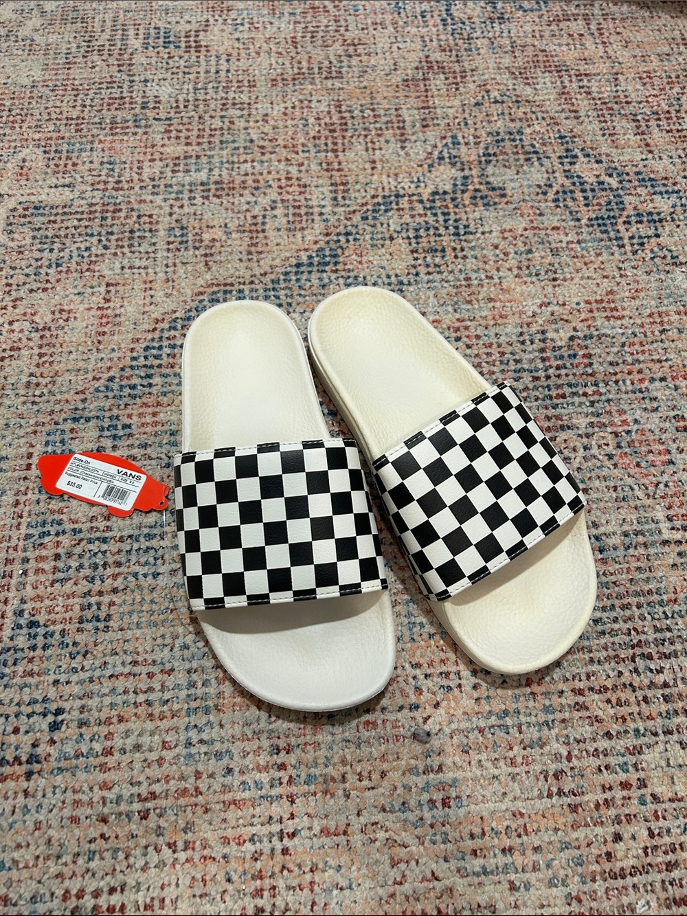 Vans Checkerboard Slide Sandals - NWT